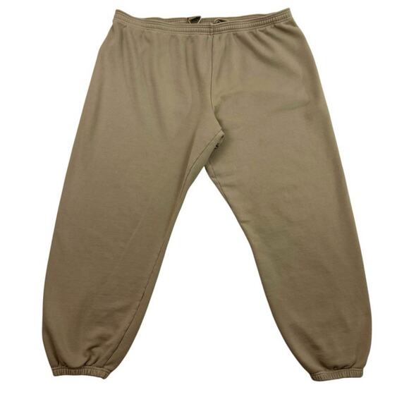 SKIMS Pants - Skims The Jogger Sweatpants Womens 4XL Beige French Terry Comfy Loungewear
